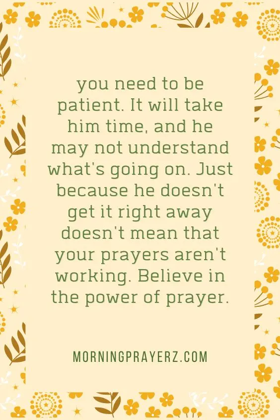 you need to be patient. It will take him time, and he may not understand what's going on. Just because he doesn't get it right away doesn't mean that your <a href=