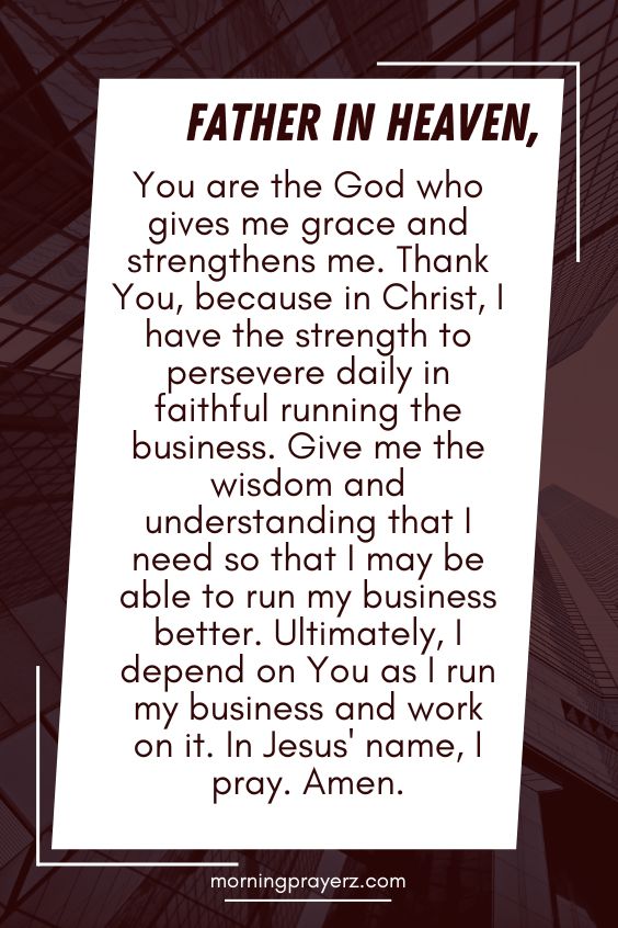 Father in heaven, You are the God who gives me grace and strengthens me. Thank You, because in Christ, I have the strength to persevere <a href=
