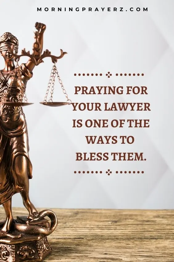 Morning Prayer for Gratitude for Lawyers