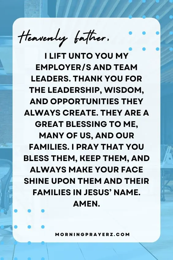 Morning Prayer For Gratitude In The Workplace Morning prayer for gratitude in the workplace