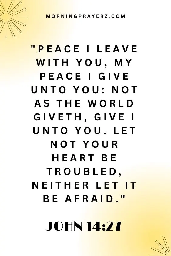 Morning Prayer for Gratitude for Peace
