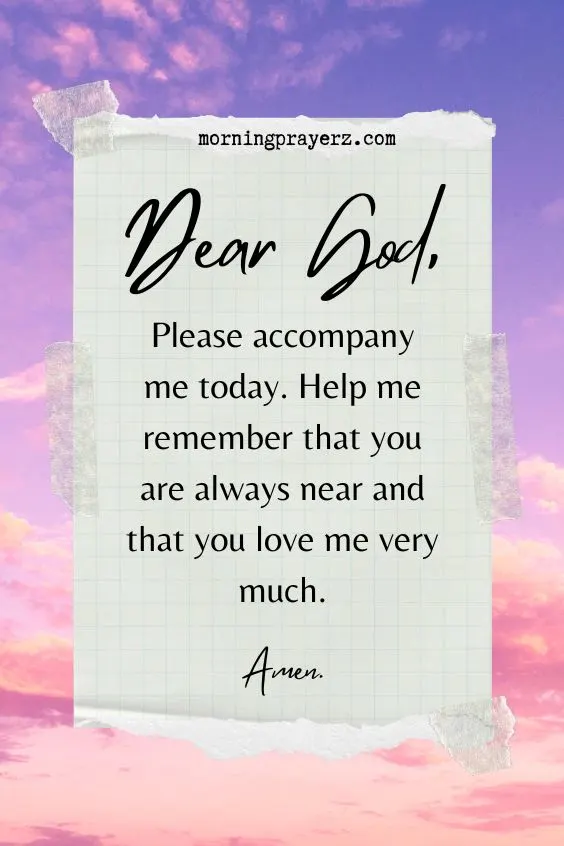 Morning Prayer for Preschool