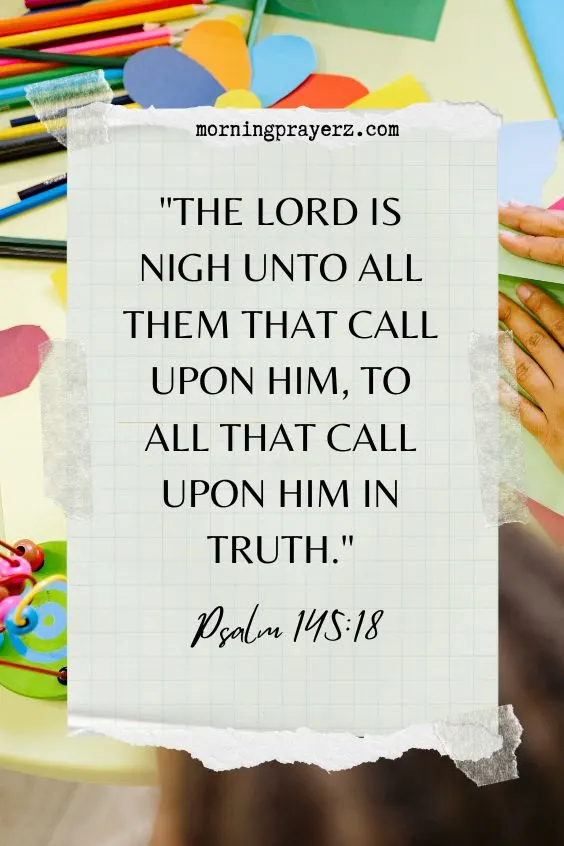 Morning Prayer for Preschool