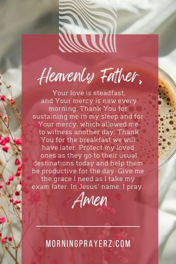 Morning Prayer For Tuesday