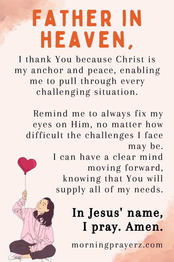 Morning prayer for clarity of mind