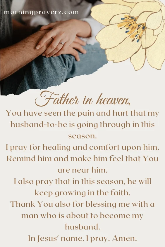 Morning prayer for my husband to be