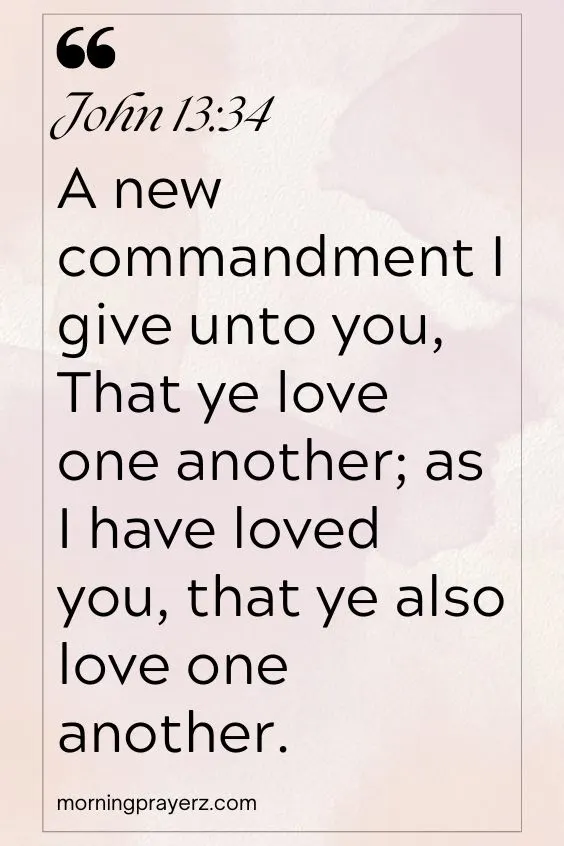 &ldquo;A new commandment I give unto you, That ye love one another; as I have loved you, that ye also love one another.&rdquo;