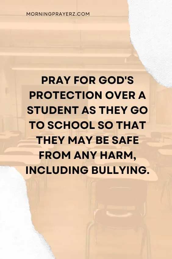 Morning Prayer for a Student Who Doesn't Like Going to School