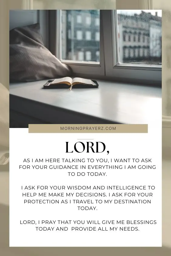 What Do You Pray First Thing in the Morning?