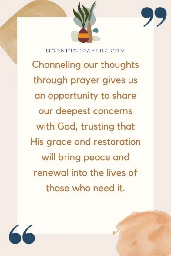 Morning Prayer for a Loved One’s Healing and Recovery
