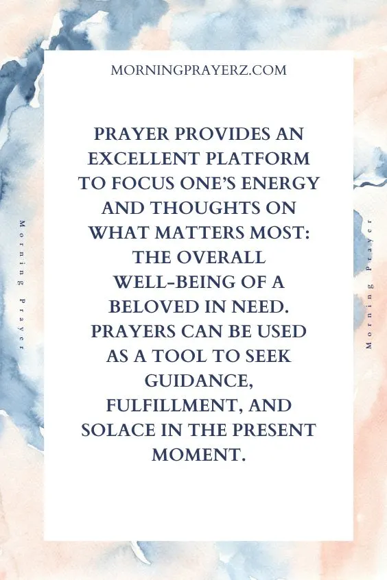 Morning Prayer for a Loved One&rsquo;s Overall Well-Being and Happiness