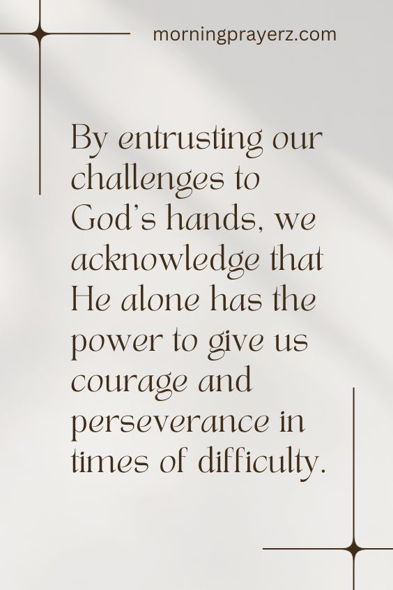 Morning Prayer for a Loved One's Strength and Courage