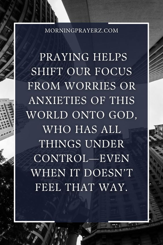 Morning Prayer For A Positive And Productive Week