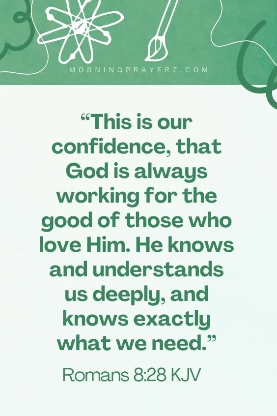 Morning prayer before exam