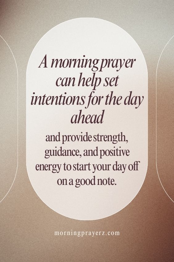 Morning Prayer for Mutual Respect, Understanding, and Support
