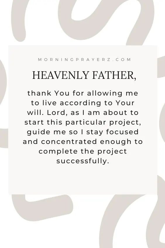 Morning Prayers for Enhancing Focus and Concentration