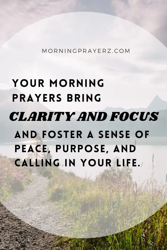 Morning Prayers for Fostering a Sense of Purpose and Calling