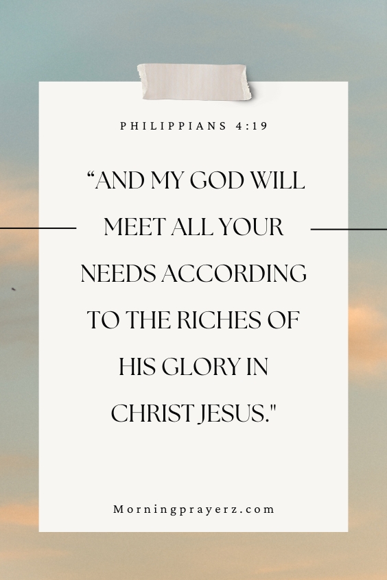 Morning Prayer for a Loved One's Financial Prosperity and Success