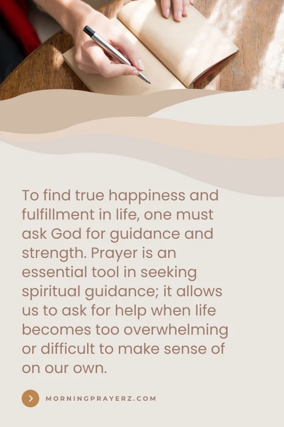 Morning Prayer for a Loved One's Happiness and Fulfillment in Life