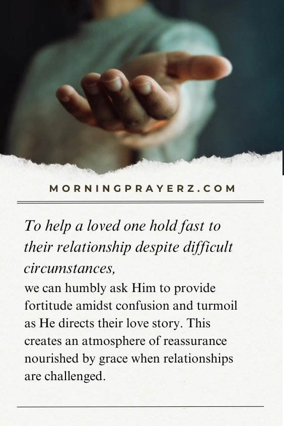Morning Prayer For a Loved One's Journey Toward Love and Companionship