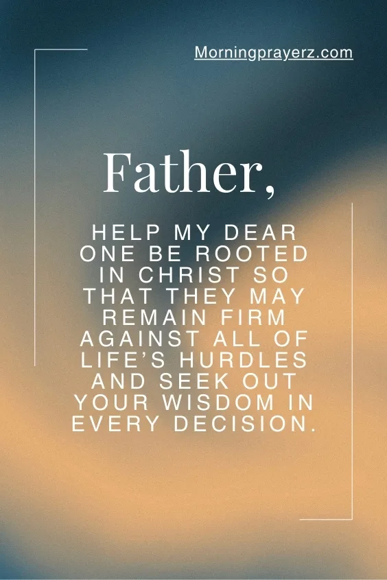 Morning Prayer for a Loved One's Well-being and Happiness
