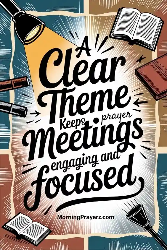 A clear theme keeps prayer meetings engaging and focused
