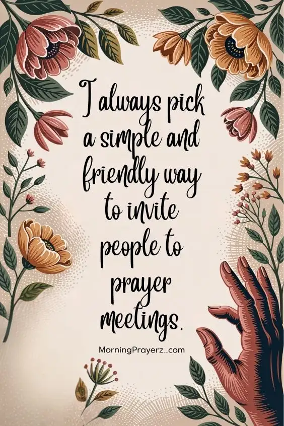 How Do You Lead A Short Prayer Meeting